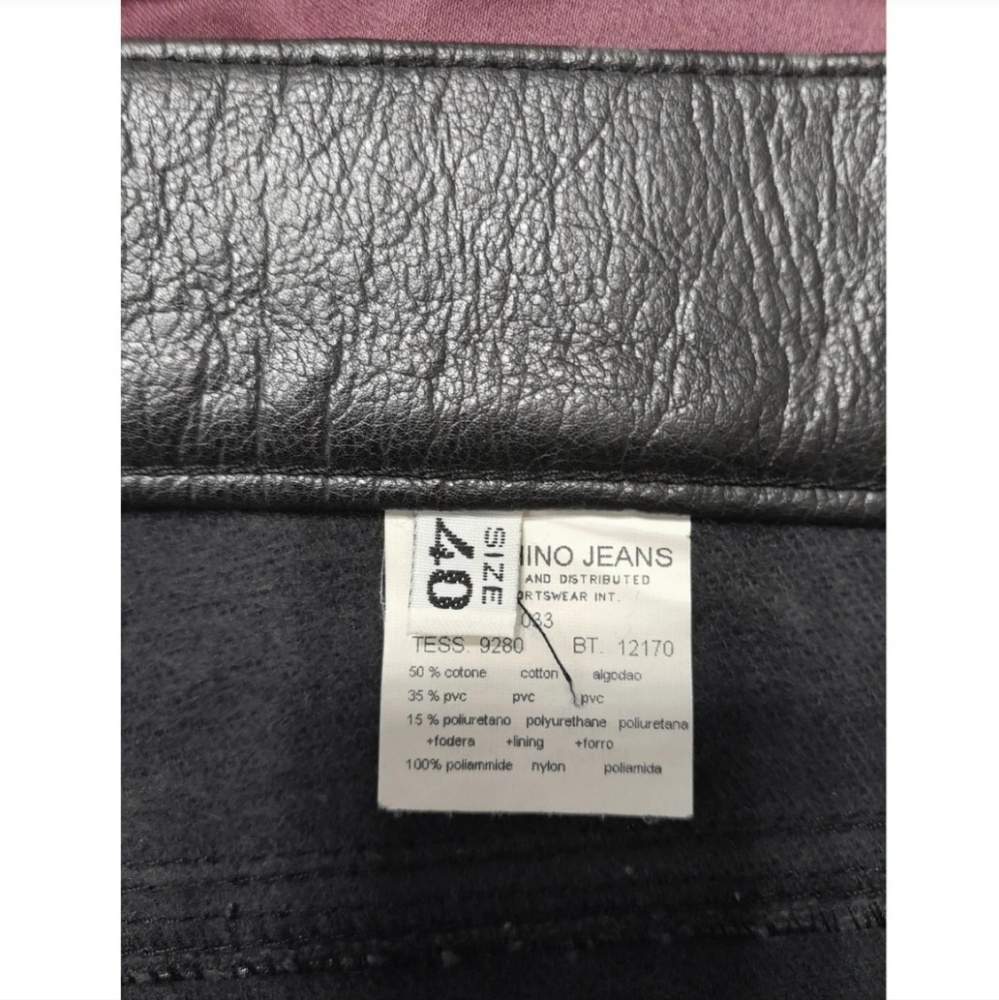 Moschino Black Relaxed Fit Jeans with Ribbed Panels - Picture 5 of 6